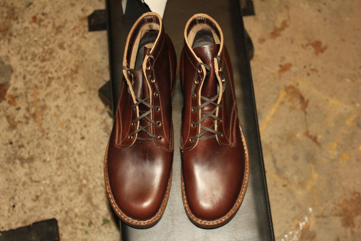 Photo by JSD on October 4, 2025 of the White's Semi-Dress in Horween Brown Chromexcel.