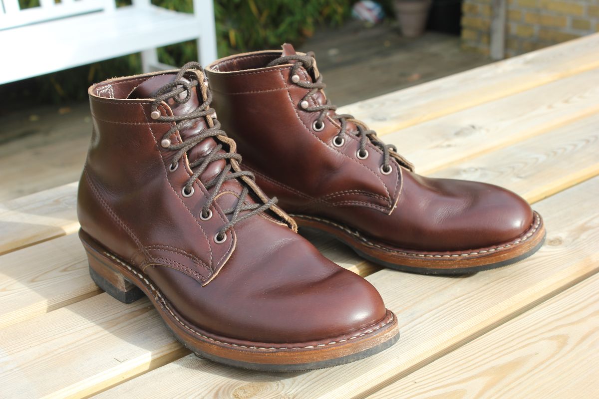 Photo by JSD on October 9, 2025 of the White's Semi-Dress in Horween Brown Chromexcel.