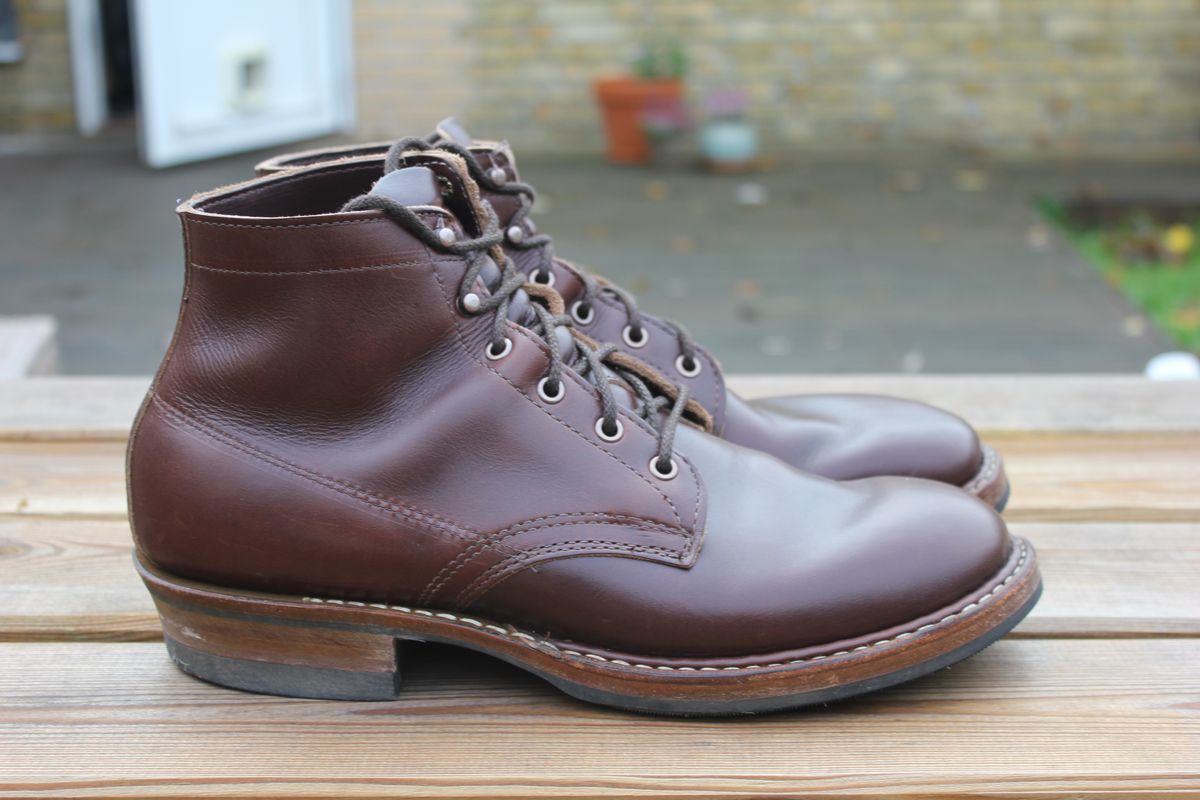 Photo by JSD on October 28, 2025 of the White's Semi-Dress in Horween Brown Chromexcel.