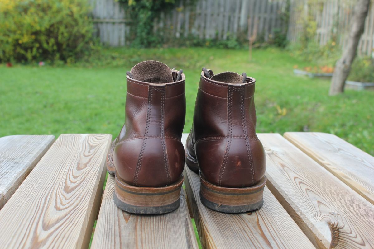 Photo by JSD on November 3, 2025 of the White's Semi-Dress in Horween Brown Chromexcel.