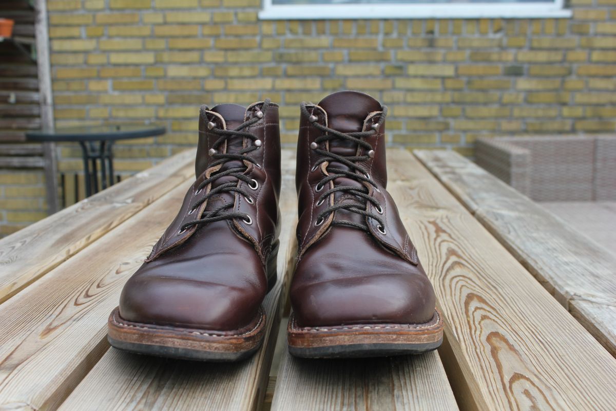 Photo by JSD on November 3, 2025 of the White's Semi-Dress in Horween Brown Chromexcel.