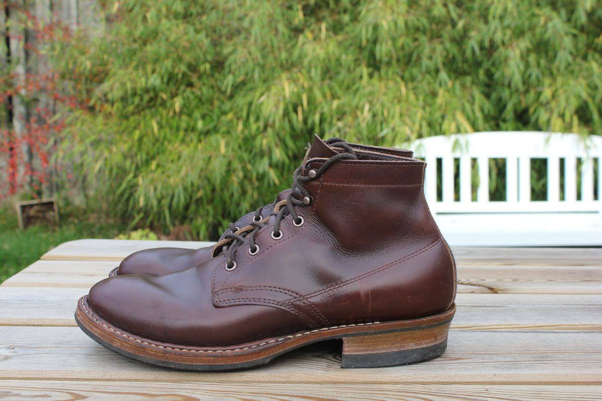 Photo by JSD on November 3, 2025 of the White's Semi-Dress in Horween Brown Chromexcel.