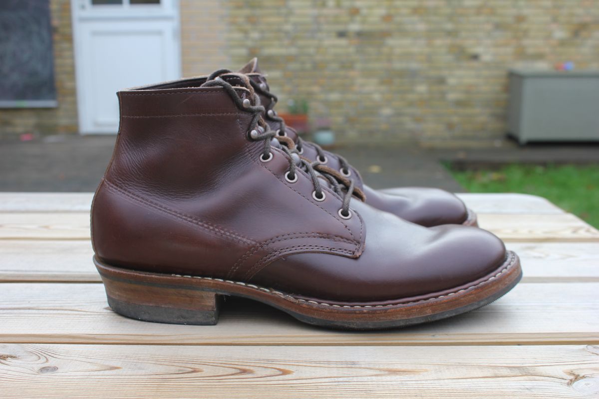 Photo by JSD on November 3, 2025 of the White's Semi-Dress in Horween Brown Chromexcel.