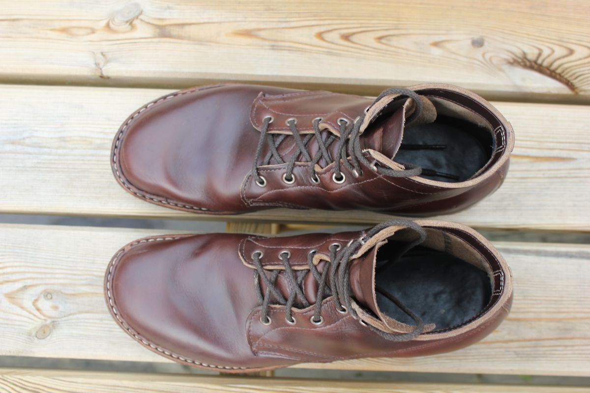 Photo by JSD on November 3, 2025 of the White's Semi-Dress in Horween Brown Chromexcel.