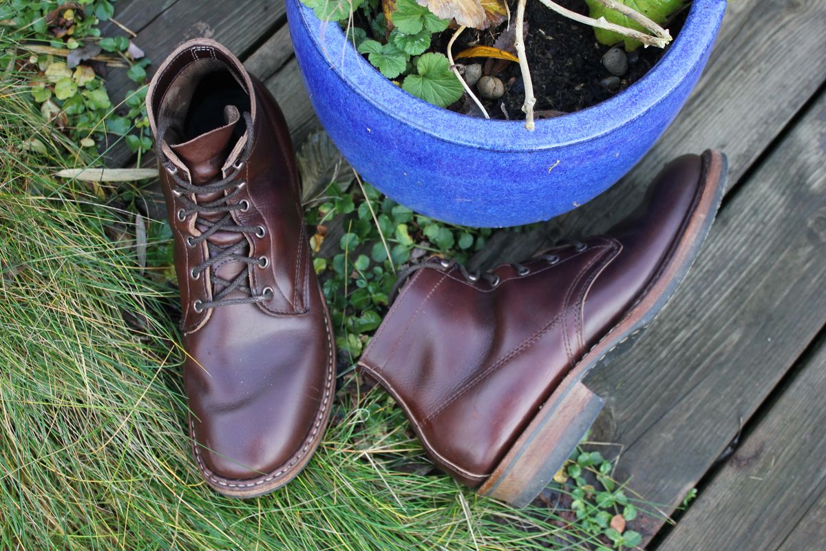 Photo by JSD on November 14, 2025 of the White's Semi-Dress in Horween Brown Chromexcel.