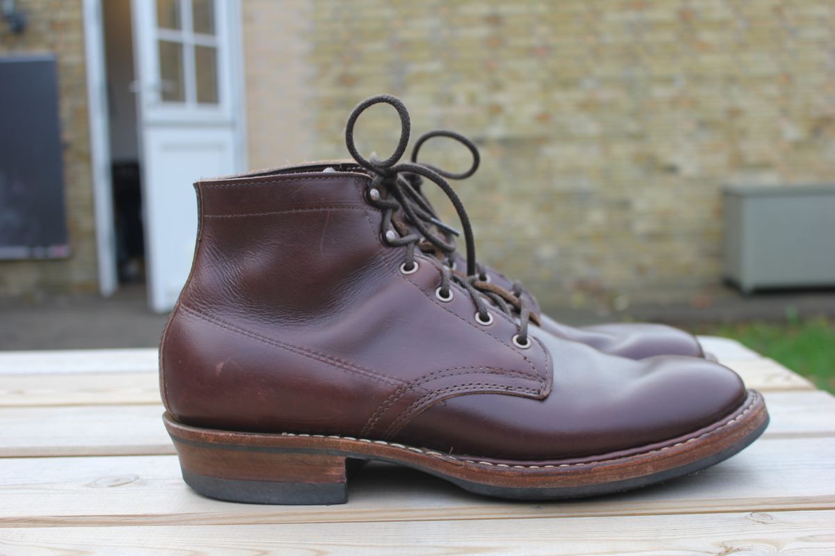 Photo by JSD on December 2, 2025 of the White's Semi-Dress in Horween Brown Chromexcel.