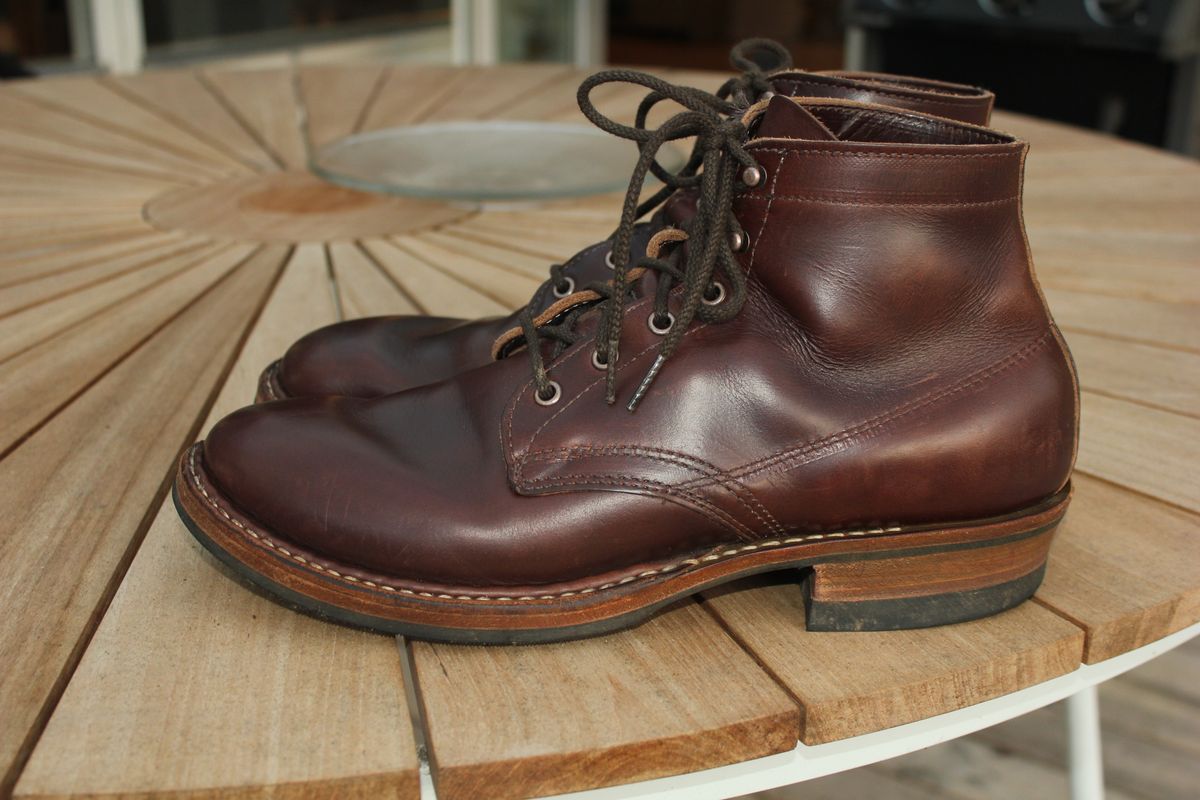 Photo by JSD on December 20, 2025 of the White's Semi-Dress in Horween Brown Chromexcel.