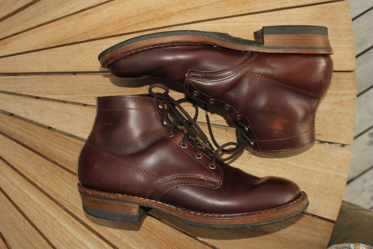 Photo by JSD on December 20, 2025 of the White's Semi-Dress in Horween Brown Chromexcel.