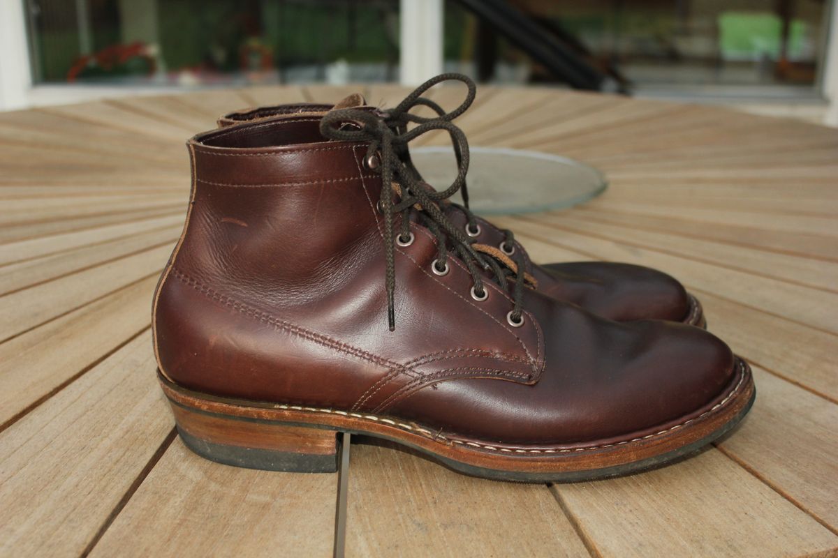 Photo by JSD on December 20, 2025 of the White's Semi-Dress in Horween Brown Chromexcel.