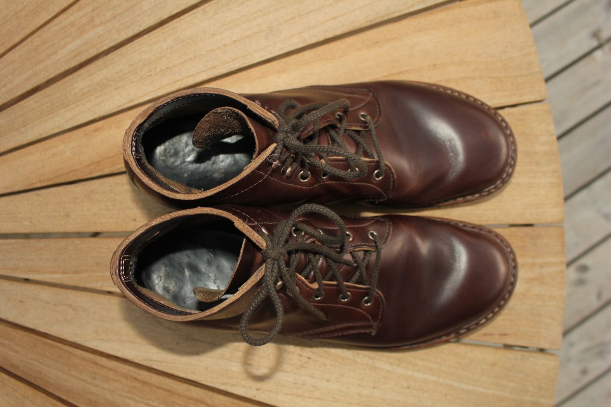 Photo by JSD on December 20, 2025 of the White's Semi-Dress in Horween Brown Chromexcel.