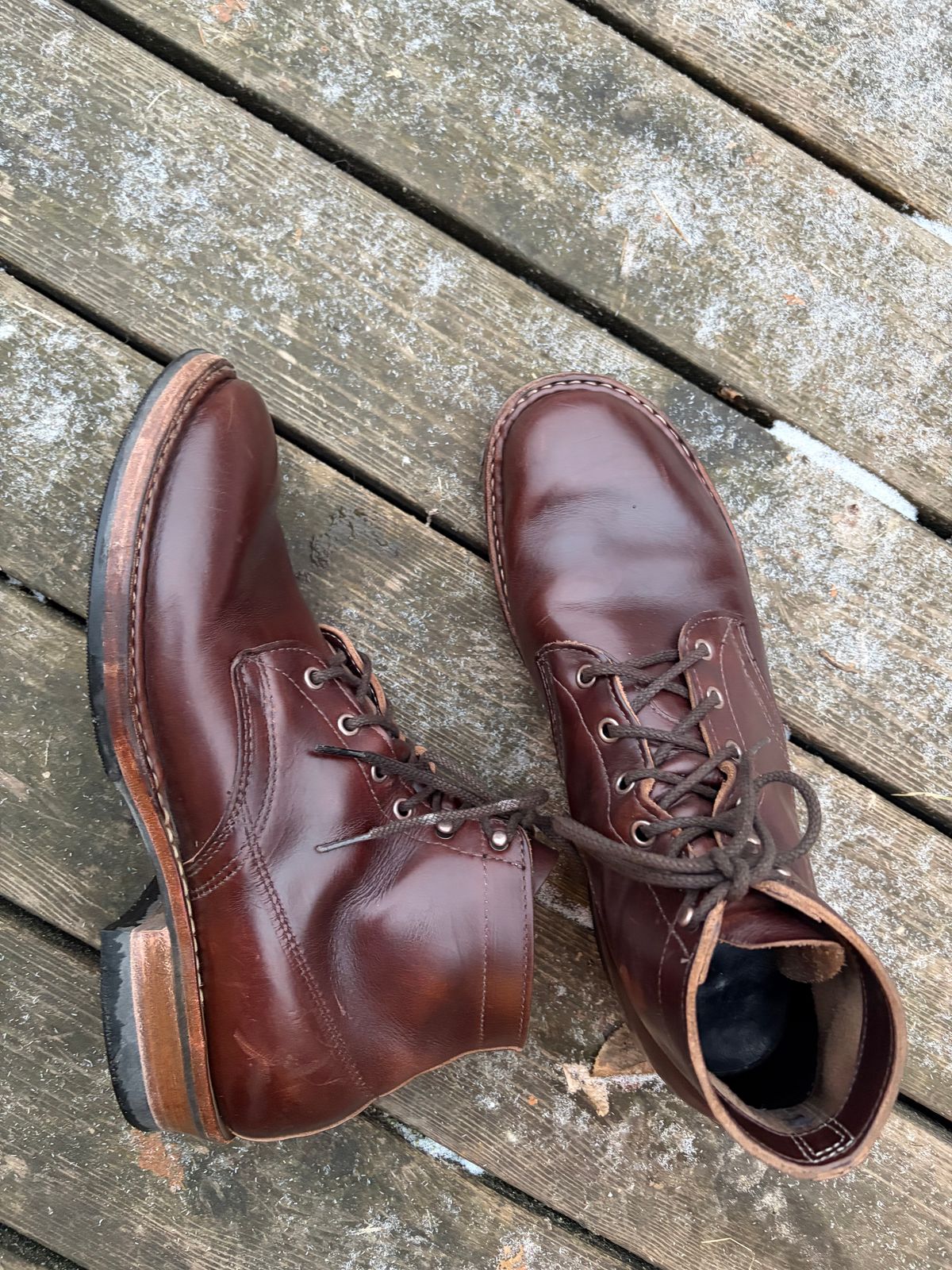 Photo by JSD on February 5, 2026 of the White's Semi-Dress in Horween Brown Chromexcel.