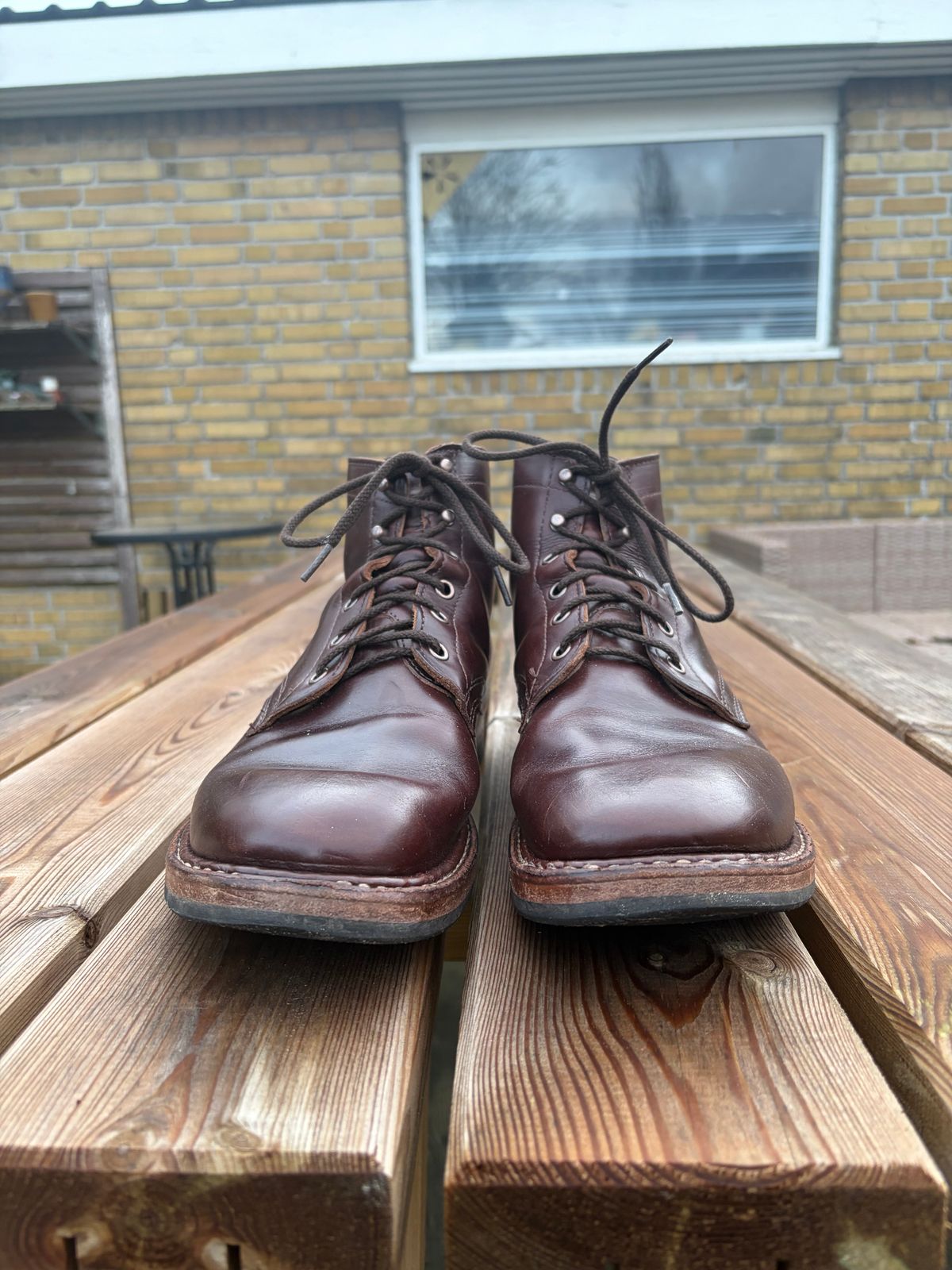 Photo by JSD on March 1, 2026 of the White's Semi-Dress in Horween Brown Chromexcel.