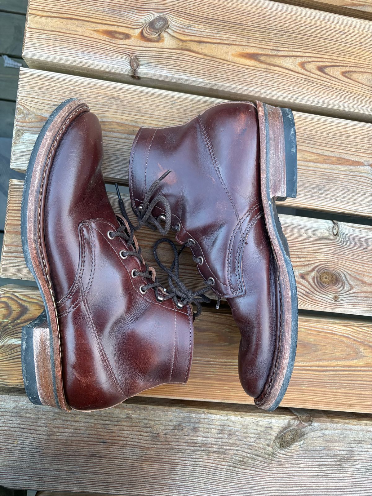 Photo by JSD on March 1, 2026 of the White's Semi-Dress in Horween Brown Chromexcel.