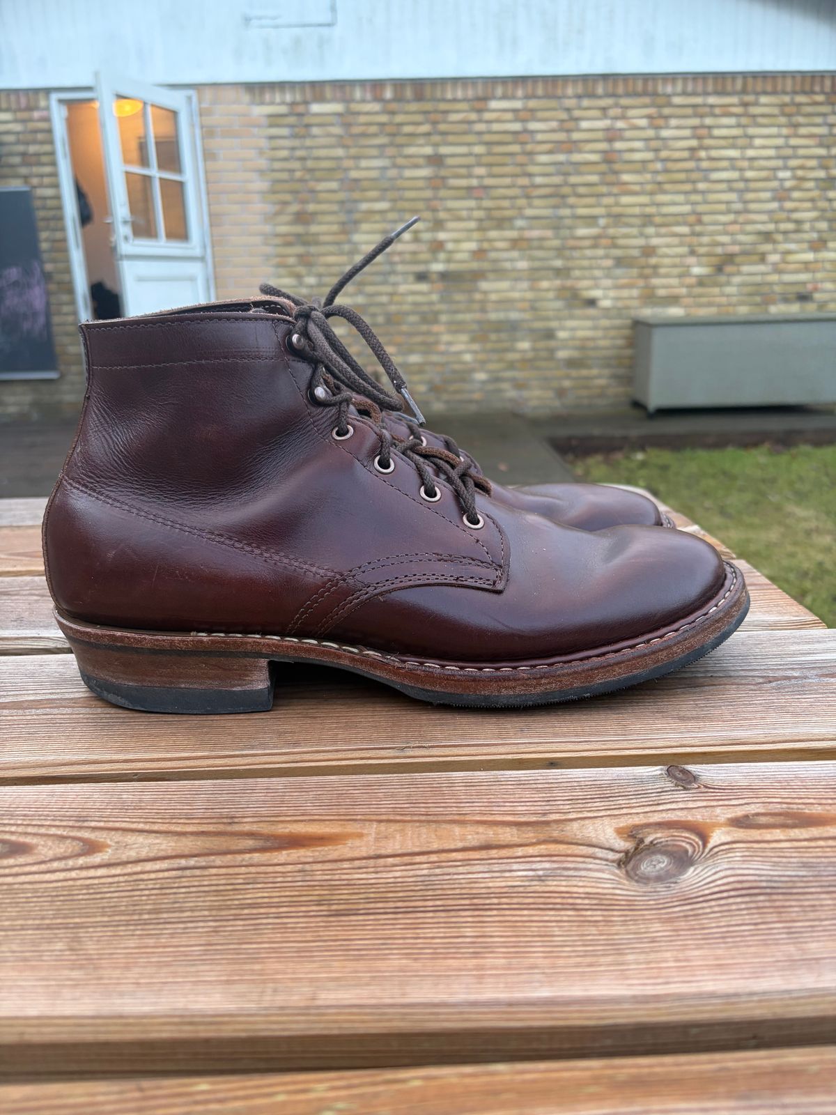 Photo by JSD on March 1, 2026 of the White's Semi-Dress in Horween Brown Chromexcel.