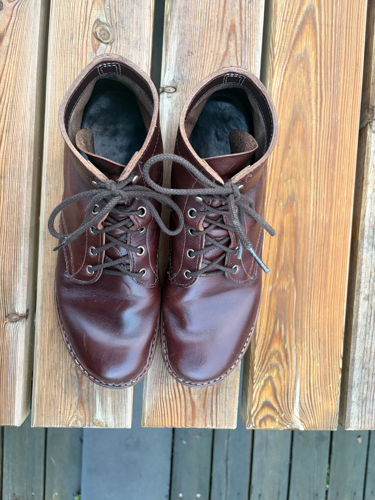 Photo by JSD on March 1, 2026 of the White's Semi-Dress in Horween Brown Chromexcel.