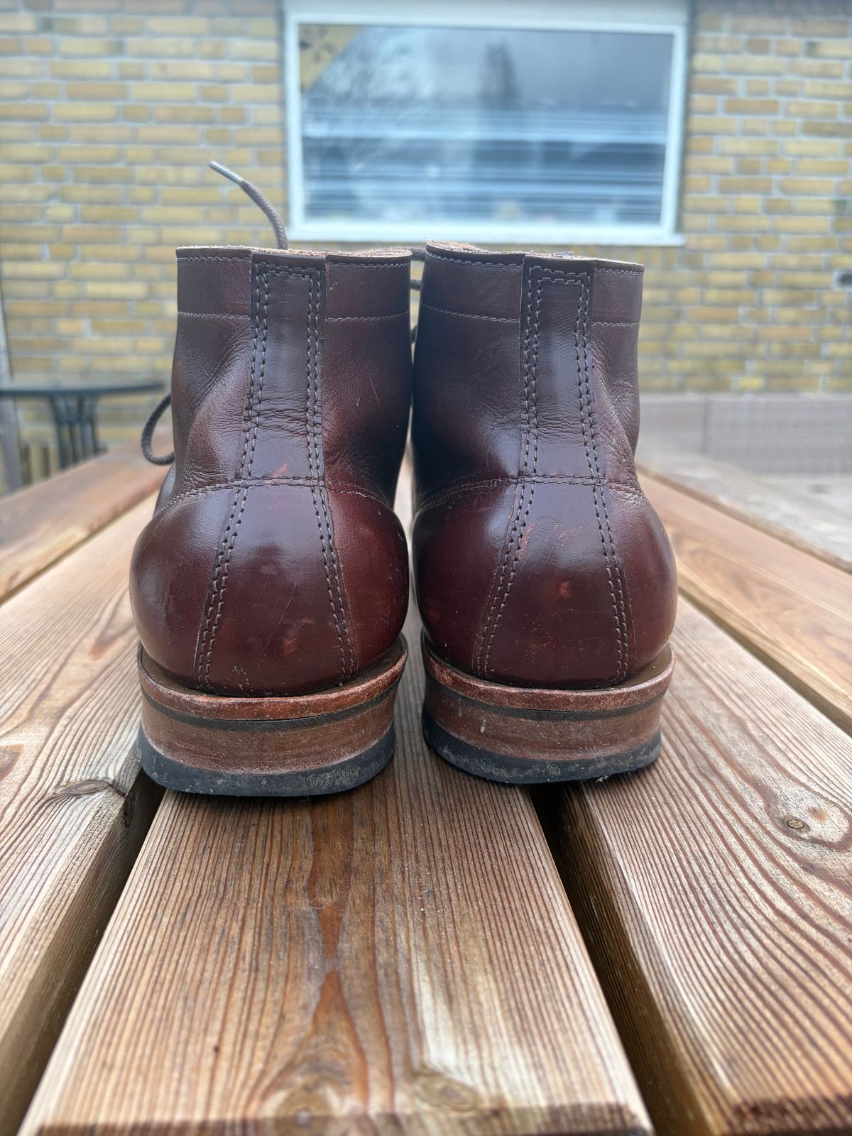 Photo by JSD on March 1, 2026 of the White's Semi-Dress in Horween Brown Chromexcel.