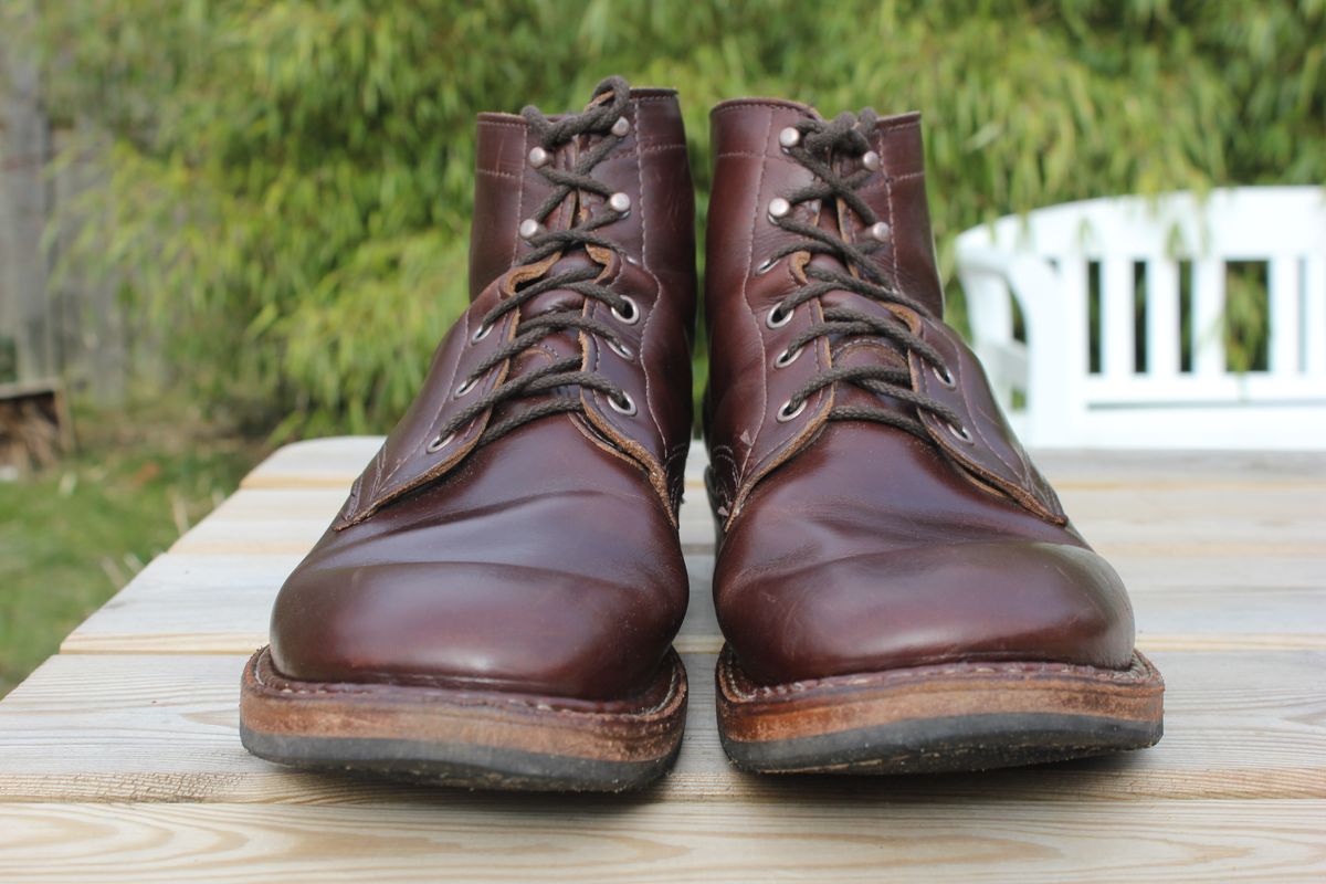 Photo by JSD on March 10, 2026 of the White's Semi-Dress in Horween Brown Chromexcel.