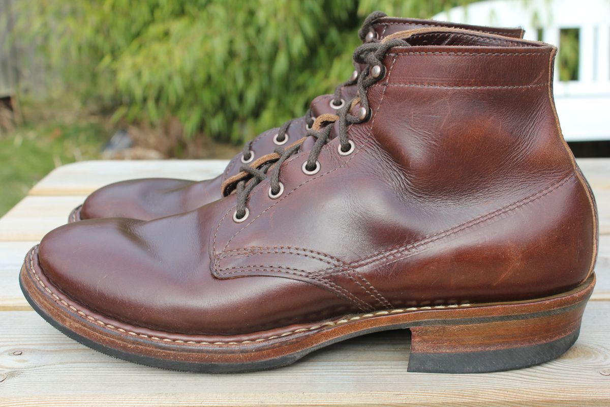 Photo by JSD on March 10, 2026 of the White's Semi-Dress in Horween Brown Chromexcel.