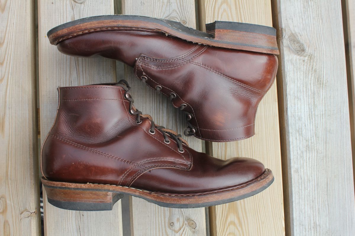 Photo by JSD on March 10, 2026 of the White's Semi-Dress in Horween Brown Chromexcel.