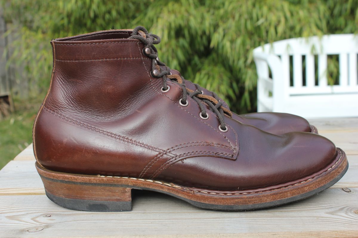 Photo by JSD on March 10, 2026 of the White's Semi-Dress in Horween Brown Chromexcel.