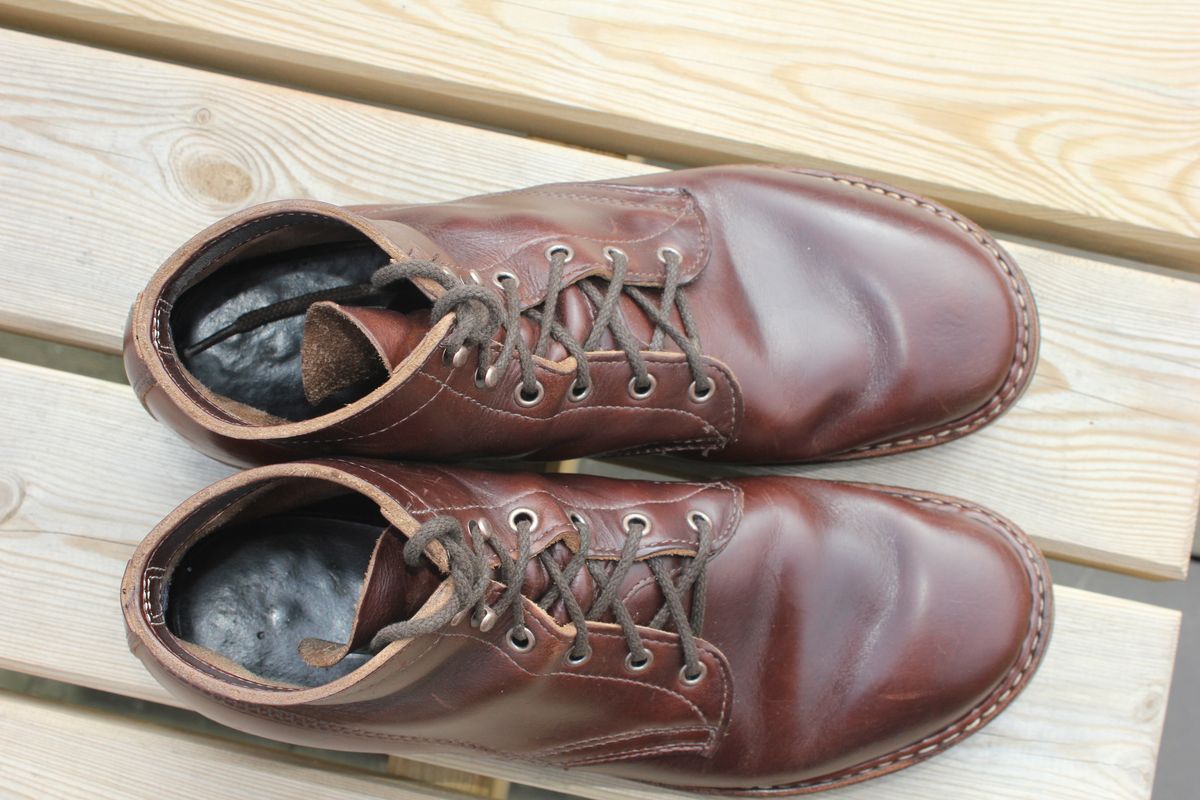 Photo by JSD on March 10, 2026 of the White's Semi-Dress in Horween Brown Chromexcel.