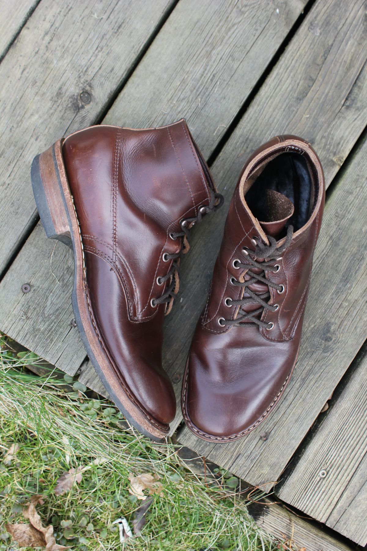 Photo by JSD on March 10, 2026 of the White's Semi-Dress in Horween Brown Chromexcel.