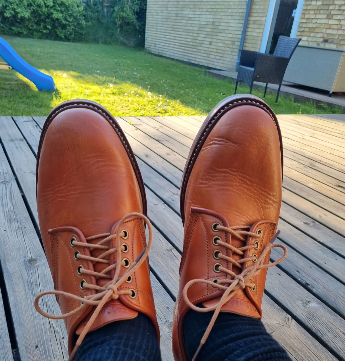 Photo by JSD on May 19, 2025 of the Jakkrabbits Derby Shoes in Badalassi Carlo Olmo Minerva.