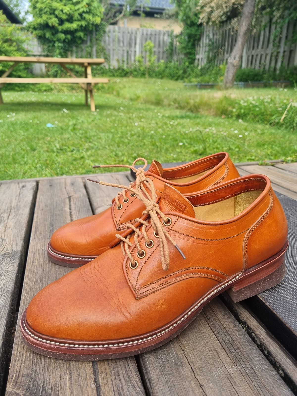 Photo by JSD on May 30, 2025 of the Jakkrabbits Derby Shoes in Badalassi Carlo Olmo Minerva.