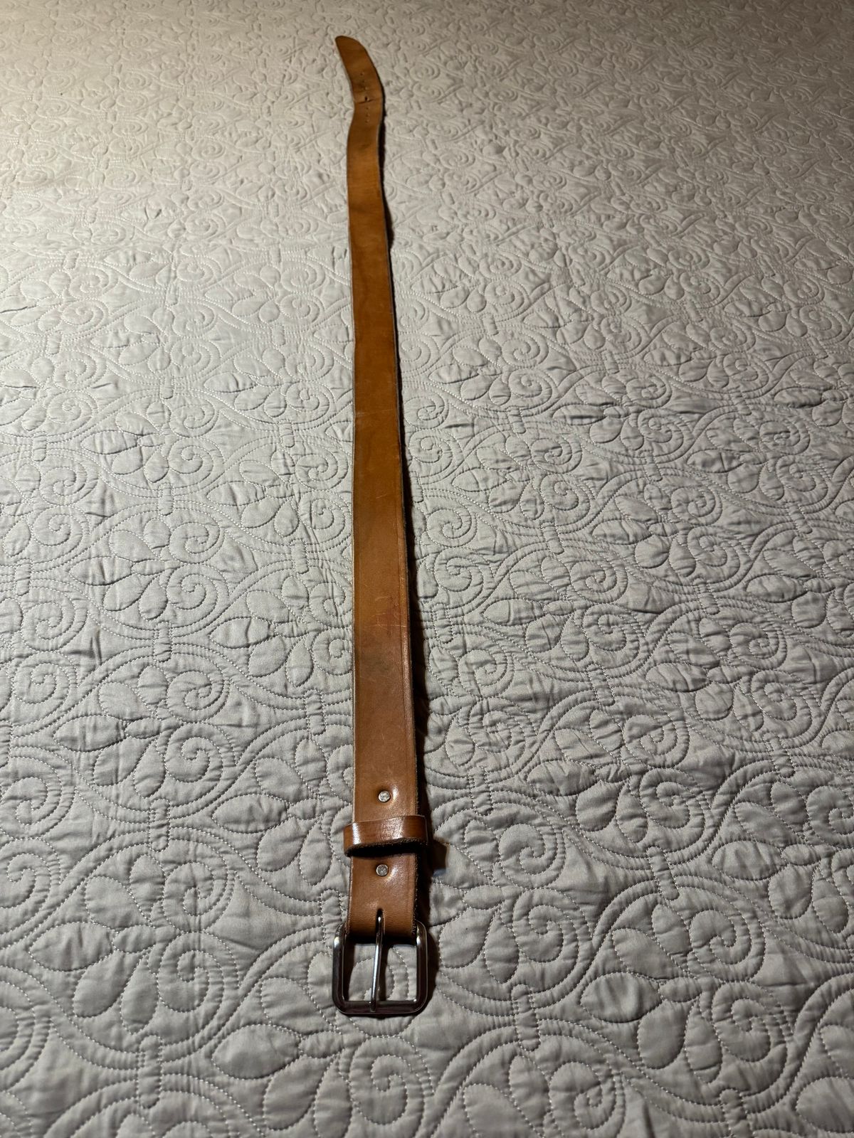 Photo by Bootsforever on November 2, 2025 of the Jay’s Custom Leather In Muddy Pond, Tennessee No Model Number in Waxed Natural Veg Tan.