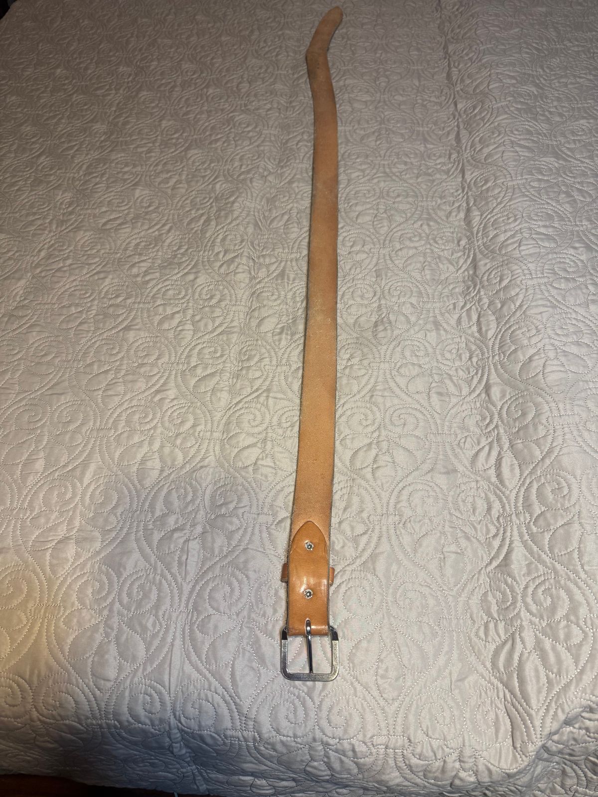 Photo by Bootsforever on January 2, 2026 of the Jay’s Custom Leather In Muddy Pond, Tennessee No Model Number in Waxed Natural Veg Tan.