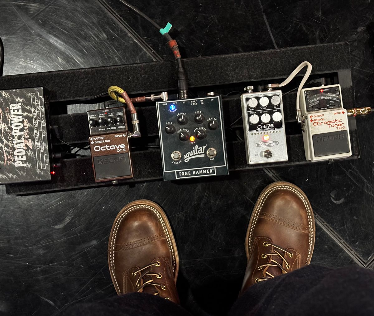 Photo by Skinnylegend on April 3, 2026 of the Rolling Dub Trio Roots in Similar Brown Horsebutt #1010.