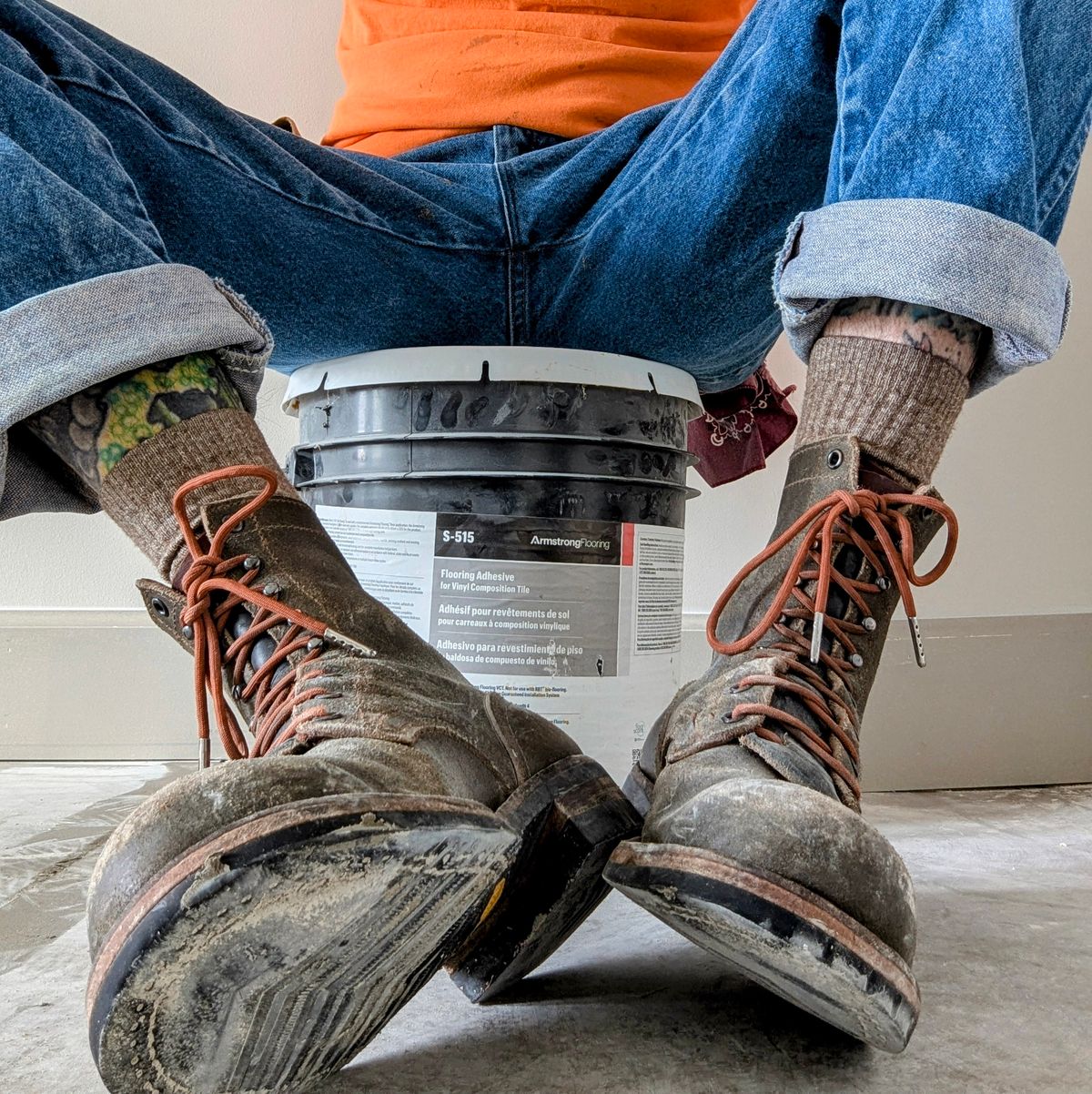 Photo by Pedro_Carolino on February 12, 2026 of the Nicks MTO in Horween Greener Pastures Waxed Flesh.