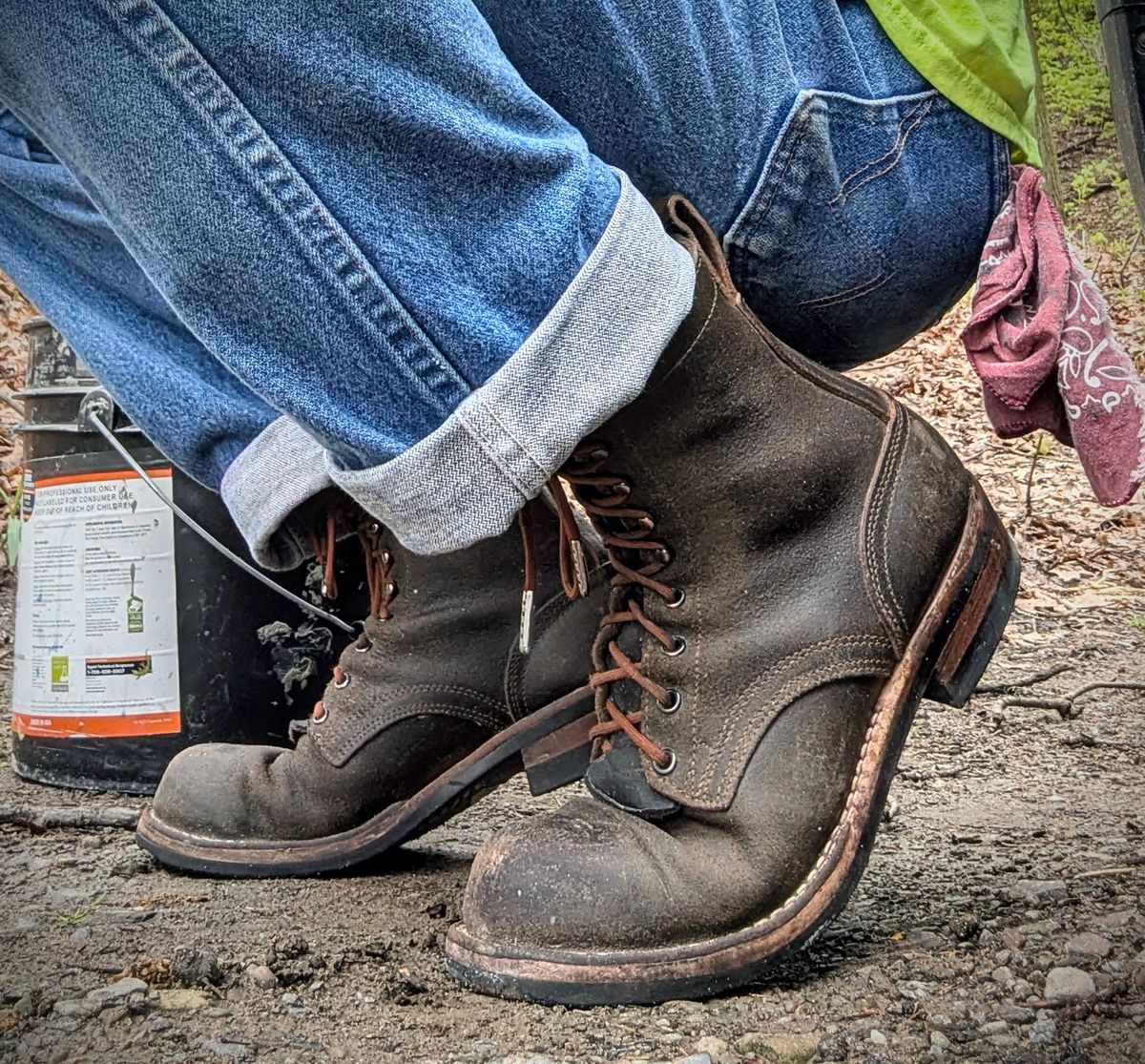 Photo by Pedro_Carolino on May 6, 2026 of the Nicks MTO in Horween Greener Pastures Waxed Flesh.