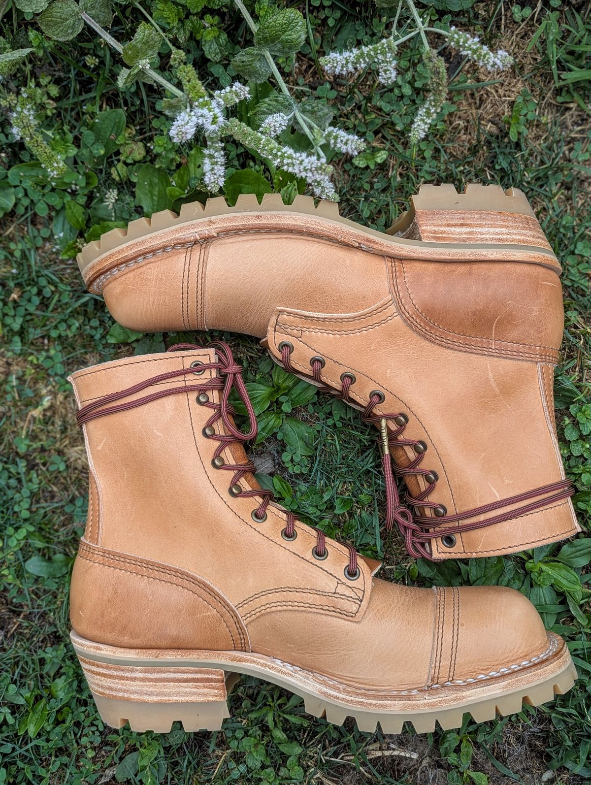 Photo by Pedro_Carolino on August 17, 2025 of the Nicks MTO in Horween Light Natural Dublin.