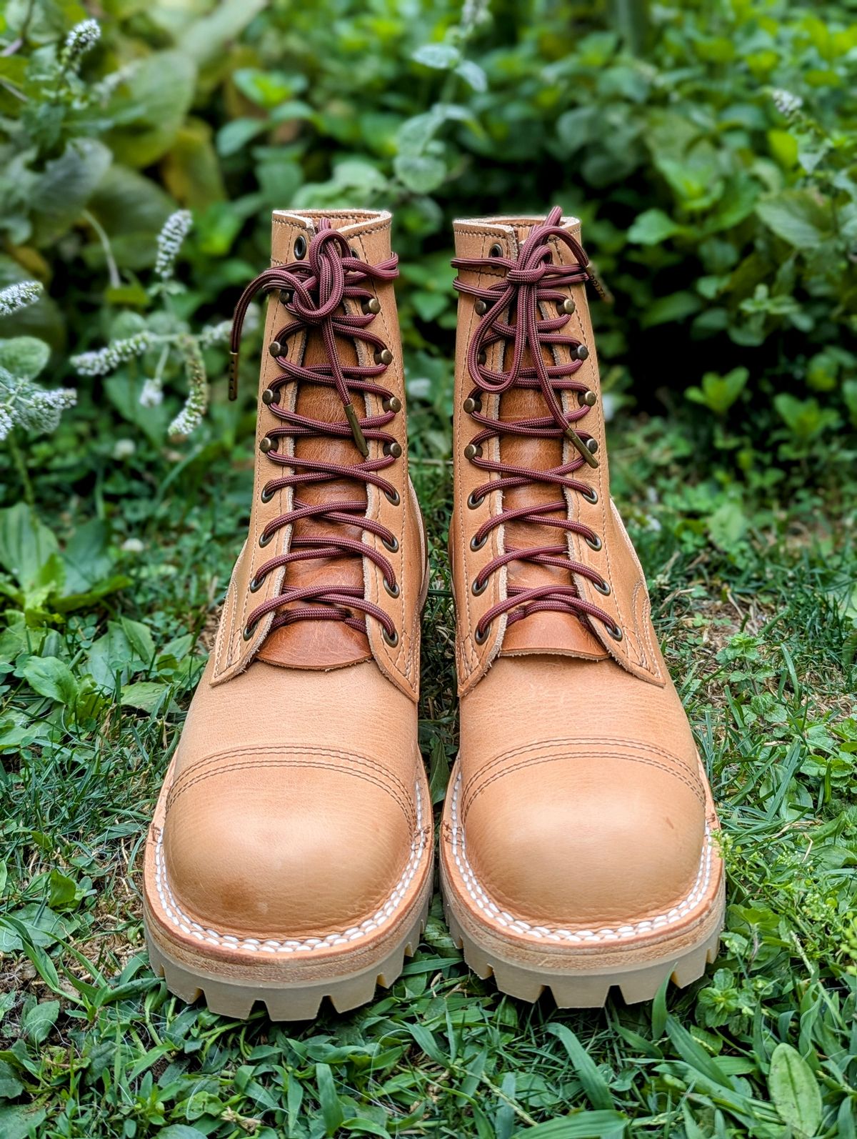 Photo by Pedro_Carolino on August 17, 2025 of the Nicks MTO in Horween Light Natural Dublin.