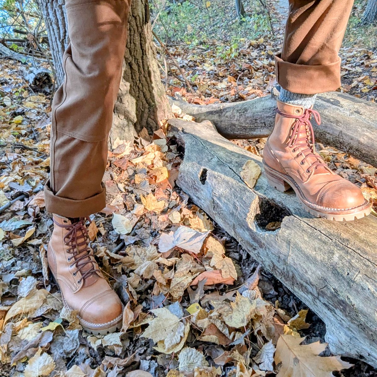 Photo by Pedro_Carolino on October 16, 2025 of the Nicks MTO in Horween Light Natural Dublin.