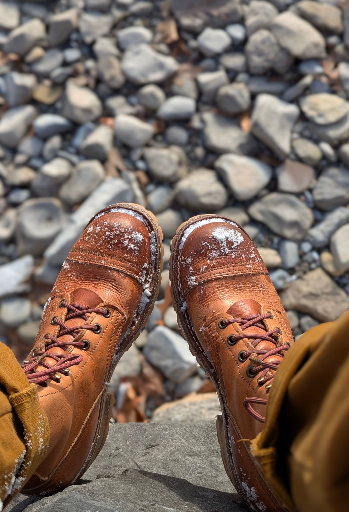 Photo by Pedro_Carolino on March 18, 2026 of the Nicks MTO in Horween Light Natural Dublin.