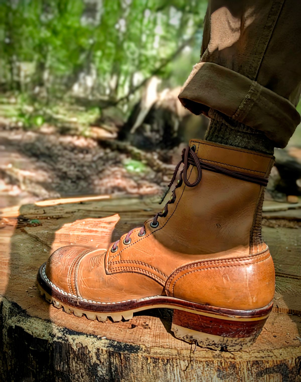 Photo by Pedro_Carolino on May 17, 2026 of the Nicks MTO in Horween Light Natural Dublin.
