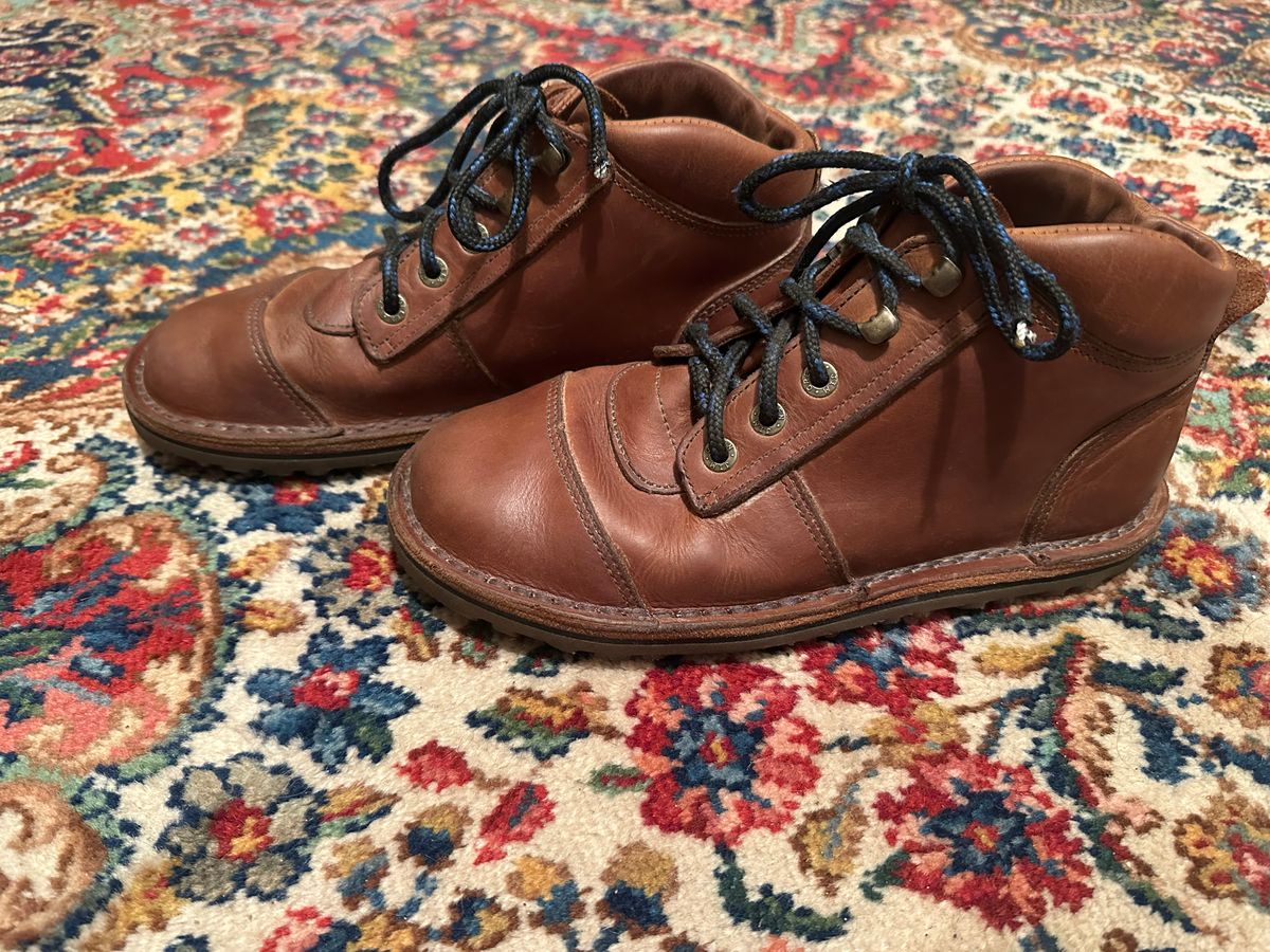 Photo by RedBrickSailor on May 14, 2026 of the Jim Green African Ranger Barefoot Boot in Fudge Crazy Horse.