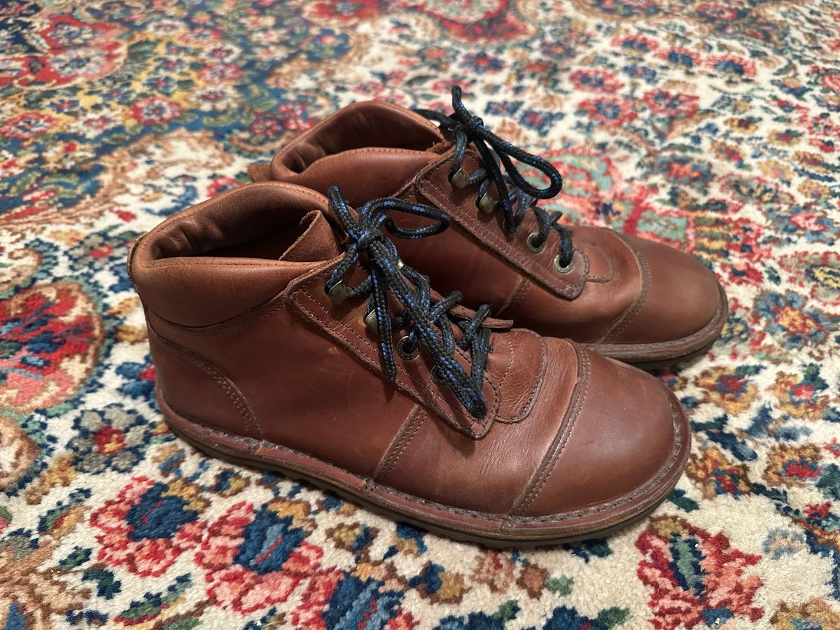 Photo by RedBrickSailor on May 14, 2026 of the Jim Green African Ranger Barefoot Boot in Fudge Crazy Horse.
