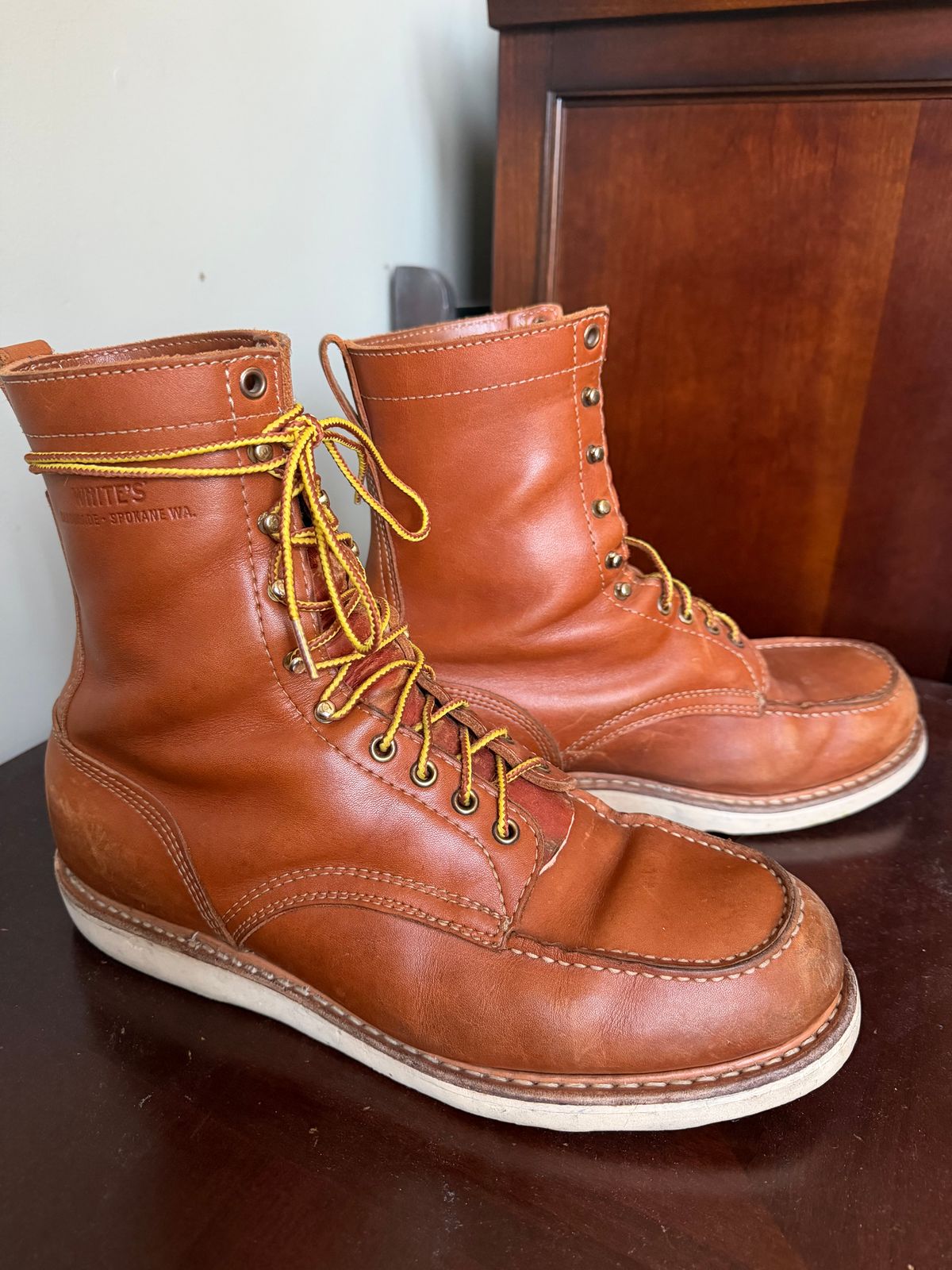 Photo by SLB42 on January 19, 2026 of the White's Perry 8" Select in Seidel & Tobacco Stampede.