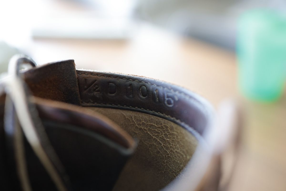Photo by 7018 on July 4, 2025 of the White's Smokejumper in Horween Brown Chromexcel.