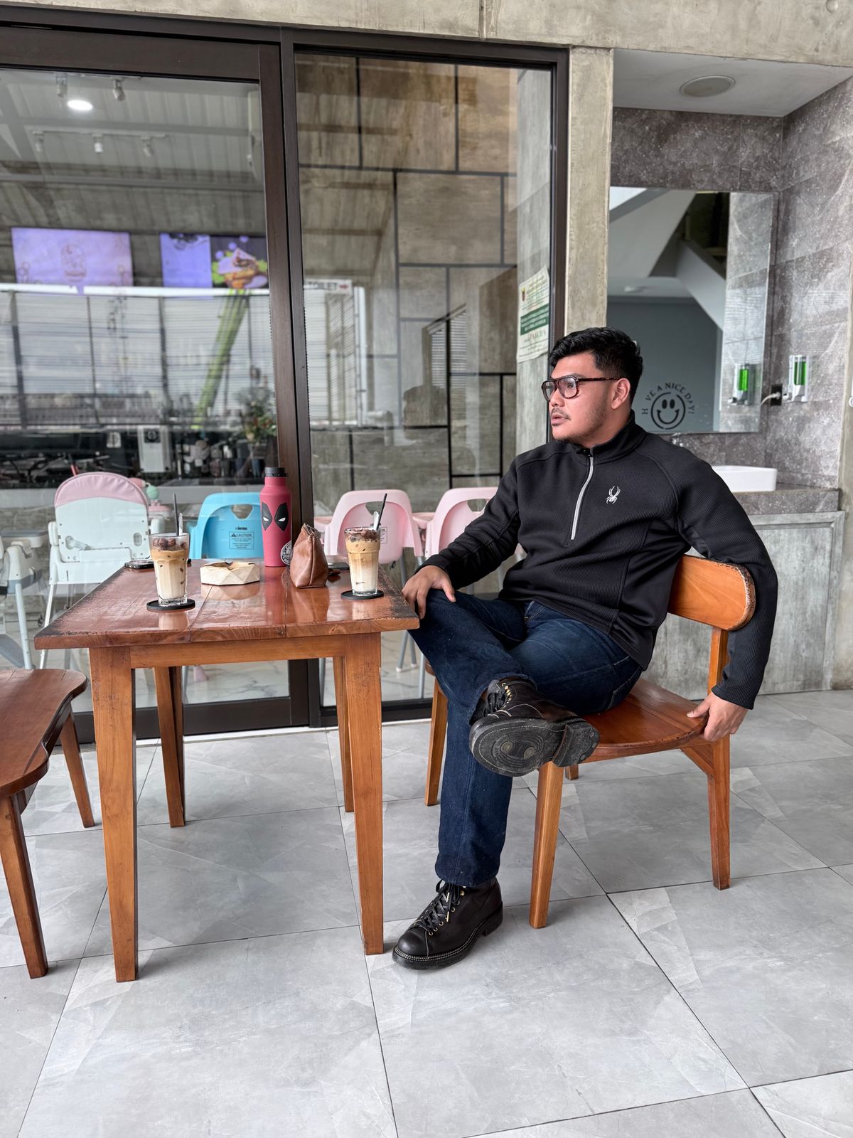 Photo by GOGOGO97 on October 24, 2025 of the Sagara Cordmaster in Badalassi Carlo Oliva Minerva Overdyed Black & Conceria Cloe Superlux Horsebutt Overdyed Black.