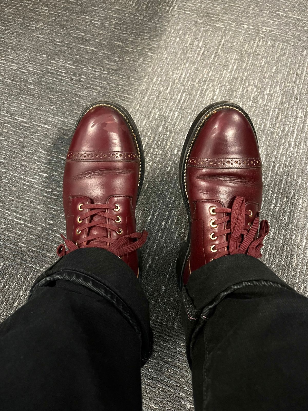 Photo by jct on June 9, 2026 of the Grant Stone Garrison Boot in Horween Color 8 Chromexcel.