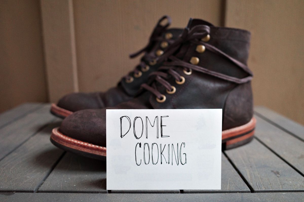 Photo by jct on November 1, 2025 of the Grant Stone Diesel Boot in C.F. Stead Earth Waxy Commander Suede.