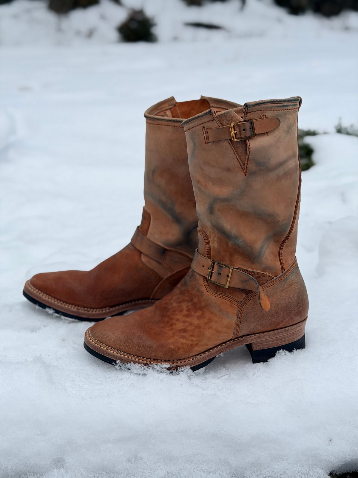 Photo by Ayam on January 4, 2026 of the Kiattoko Handmade El Tippo in Italian Crust Horsebutt.