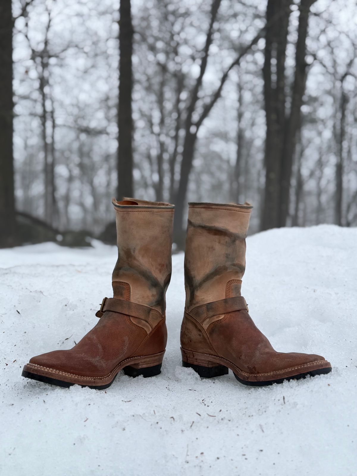 Photo by Ayam on March 5, 2026 of the Kiattoko Handmade El Tippo in Italian Crust Horsebutt.