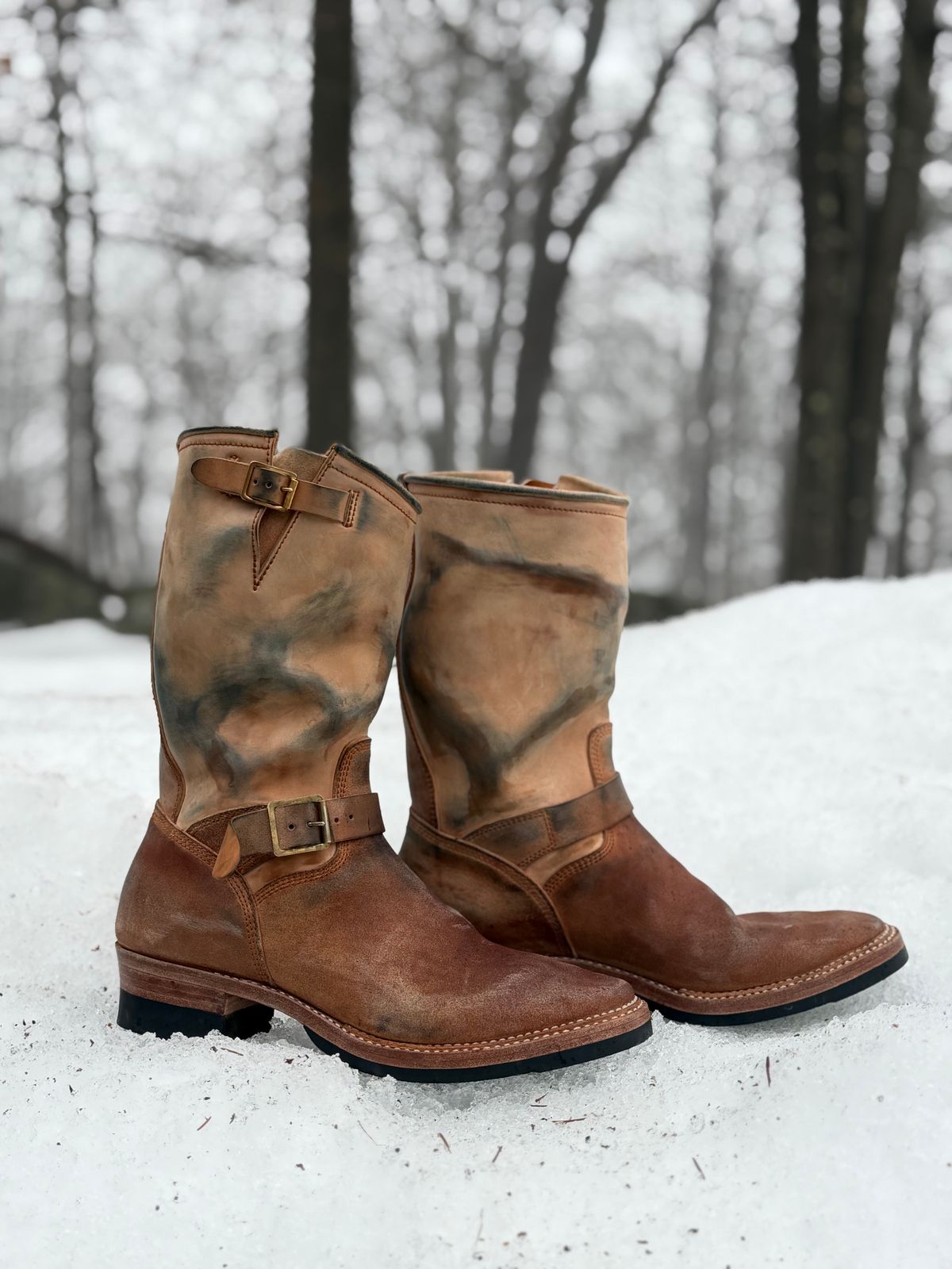 Photo by Ayam on March 5, 2026 of the Kiattoko Handmade El Tippo in Italian Crust Horsebutt.