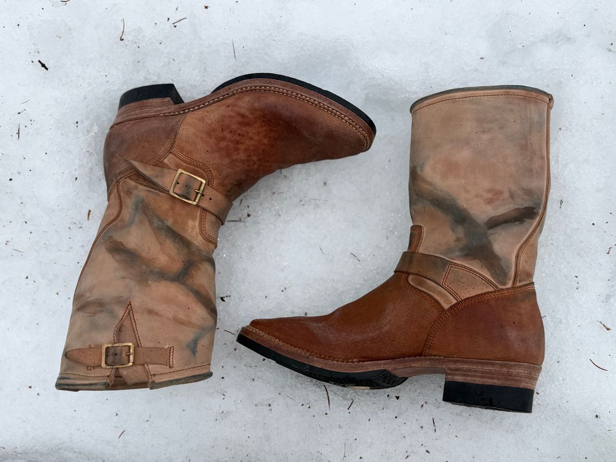 Photo by Ayam on March 5, 2026 of the Kiattoko Handmade El Tippo in Italian Crust Horsebutt.