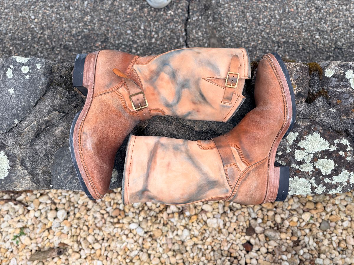 Photo by Ayam on April 4, 2026 of the Kiattoko Handmade El Tippo in Italian Crust Horsebutt.